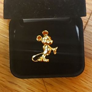 Gold Vintage Mickey Mouse Pin